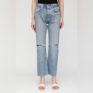Moussy Vintage Mid-rise straight leg Jeans